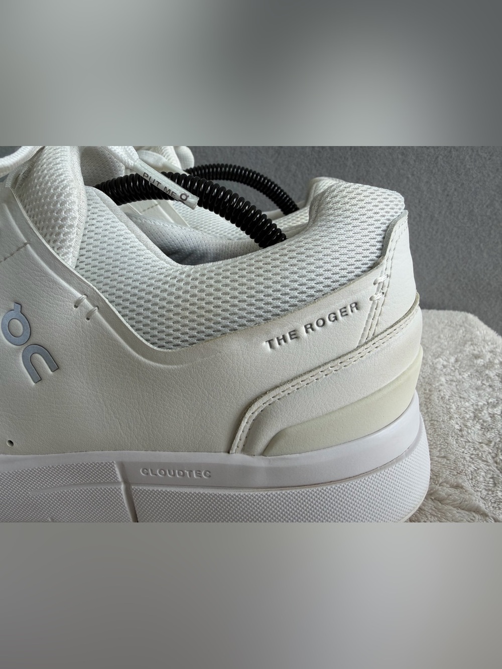 On Cloud The Roger Advantage Sneakers s10M Men’s Swiss Engineering White Leather - Picture 6 of 14